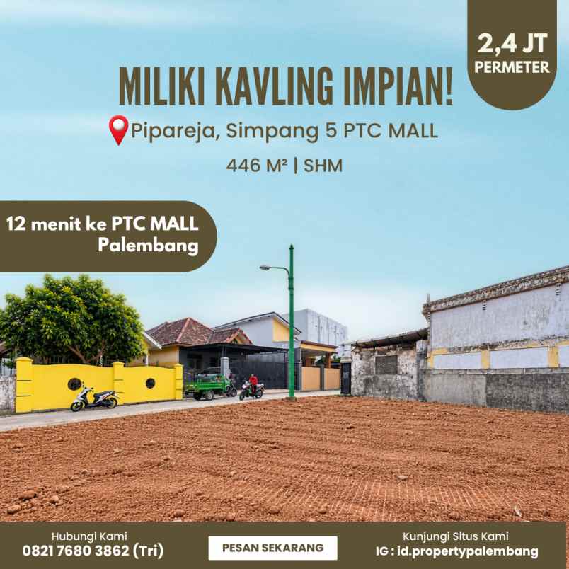 dijual kavling pipareja