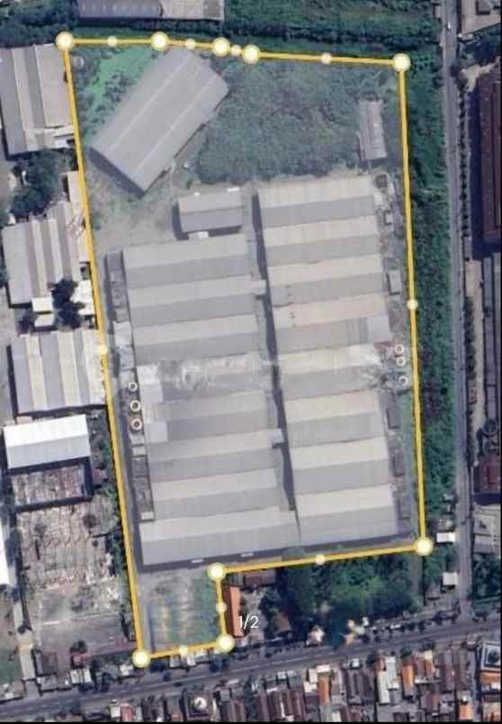 dijual pabrik lama hitung tanah di driyorejo gresik