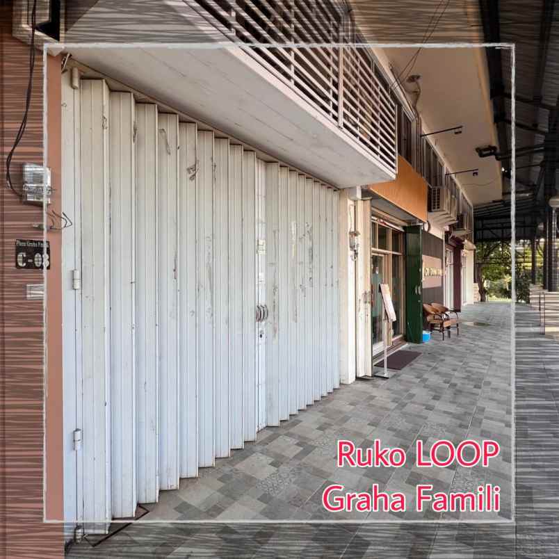 dijual ruko gudang kantor graha family