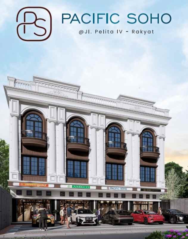 dijual ruko gudang kantor jalan pelita 4 sutomo