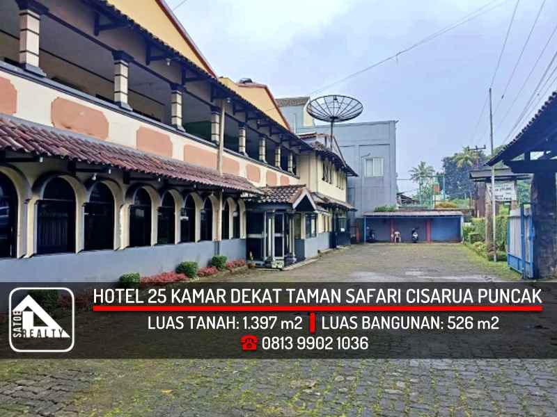 dijual ruko gudang kantor jl raya puncak cisarua kab