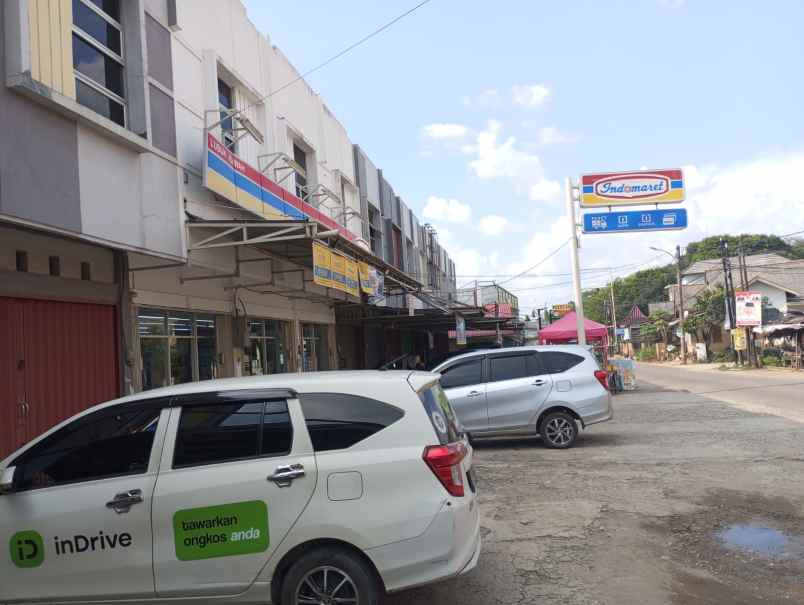 dijual ruko pinggir jalan kebun bunga