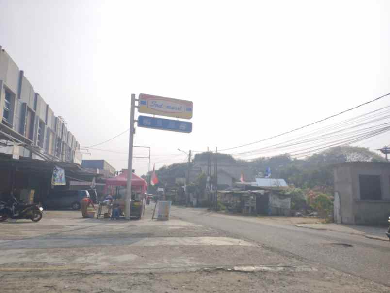 dijual ruko pinggir jalan kebun bunga