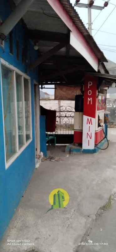 dijual rumah 2 lantai warung dan pom mini