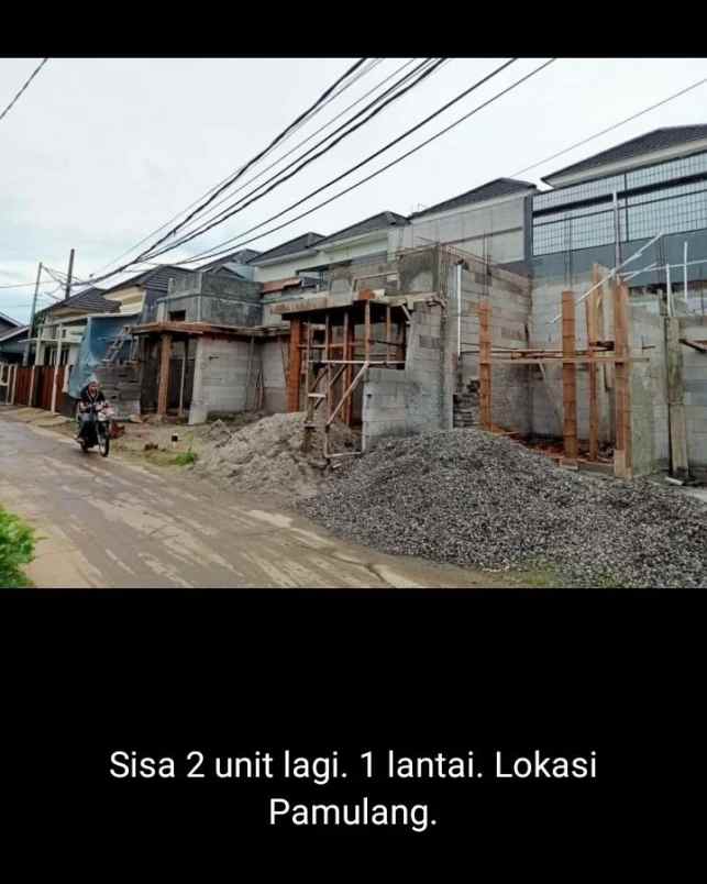 dijual rumah benda baru