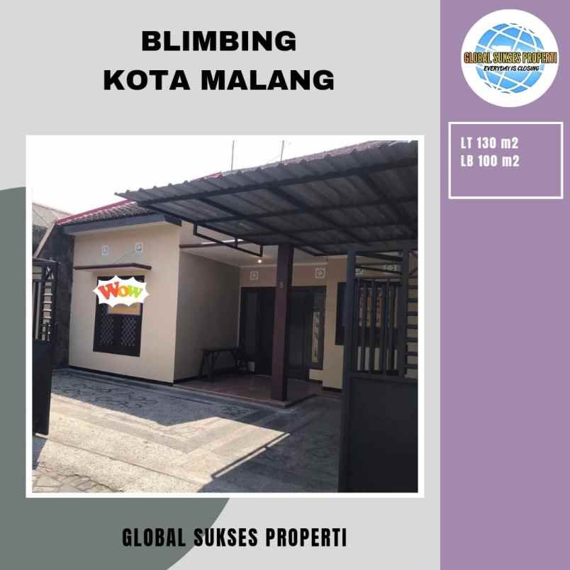 dijual rumah blimbing