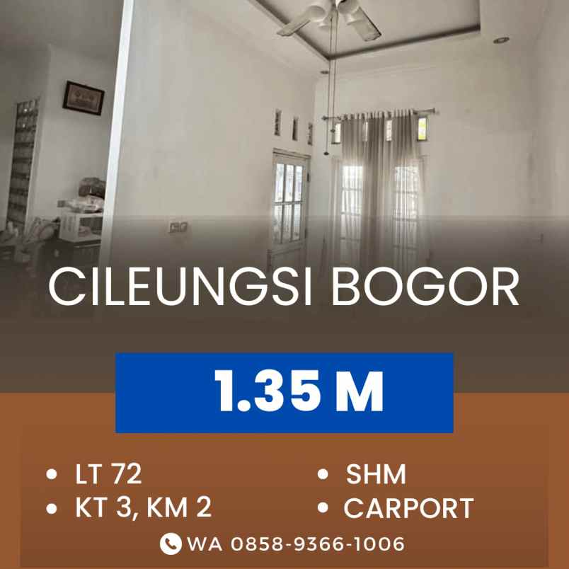 dijual rumah cibubur mansion