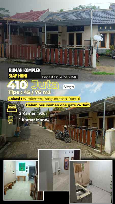 dijual rumah dalam perumahan