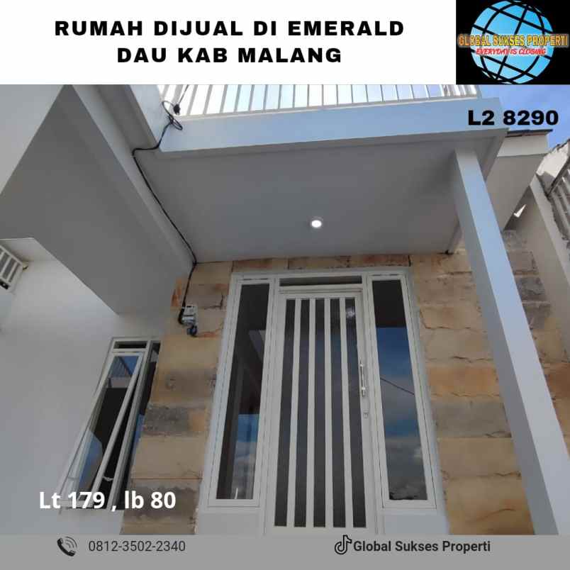 dijual rumah di perumahan emerald