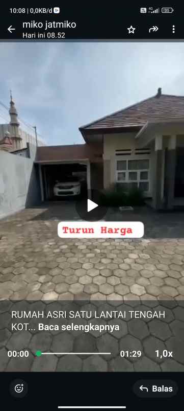 dijual rumah di sekitar akpol semarang