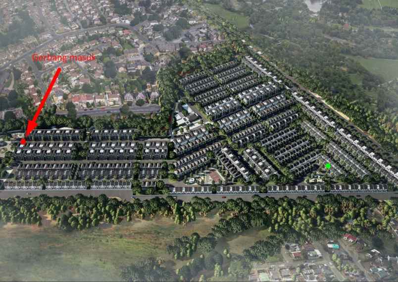 dijual rumah diamond pavilion batam center