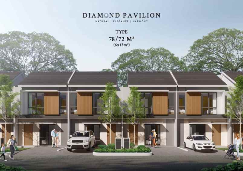 dijual rumah diamond pavilion batam center