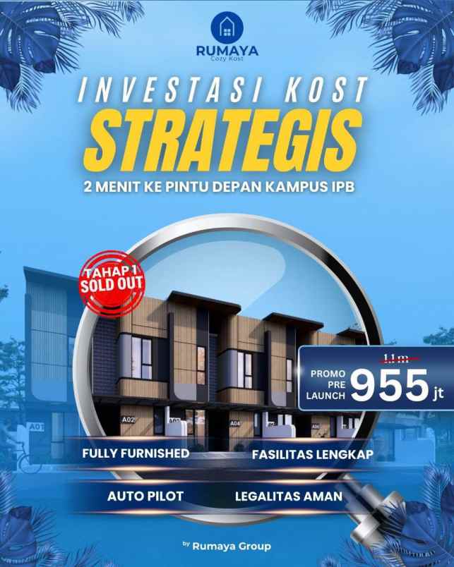 dijual rumah dramaga kampus ipb