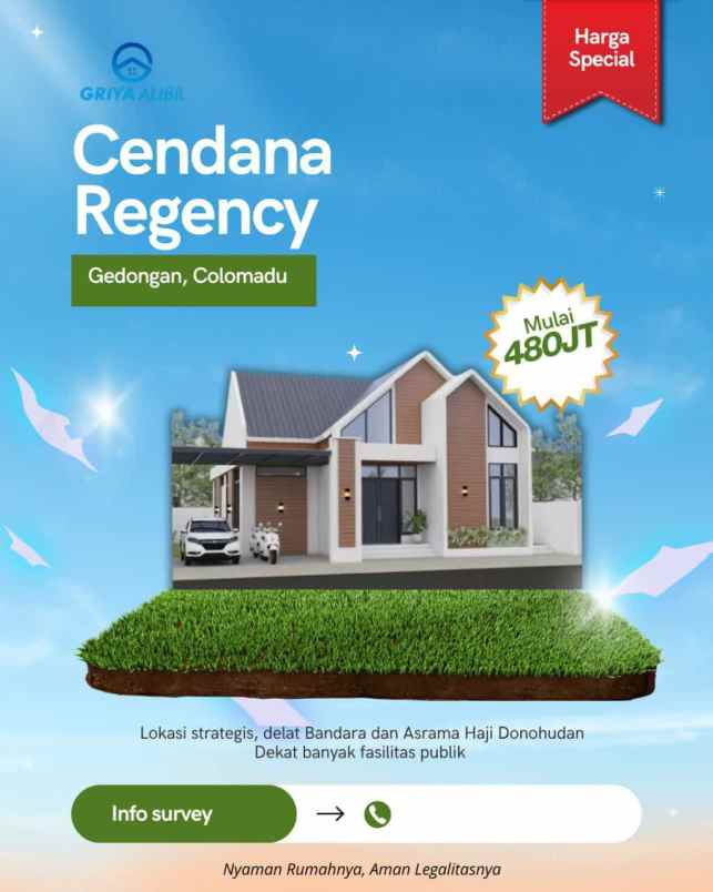 dijual rumah gedongan colomadu