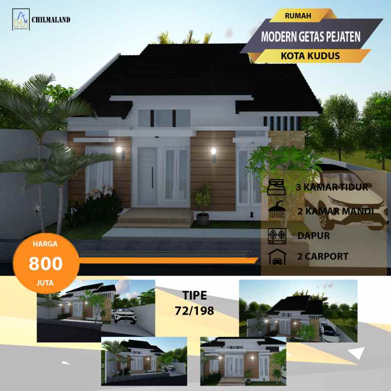 dijual rumah getas pejaten kec jati