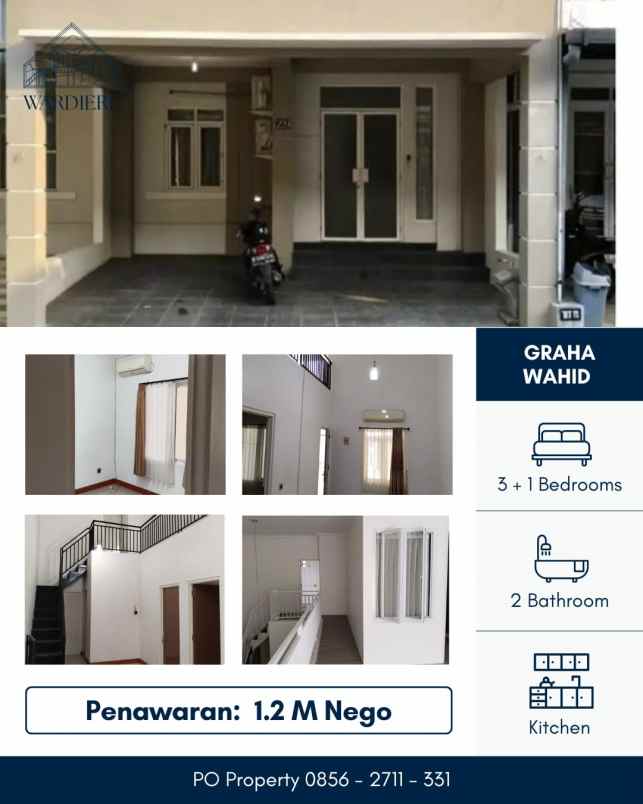 dijual rumah graha wahid