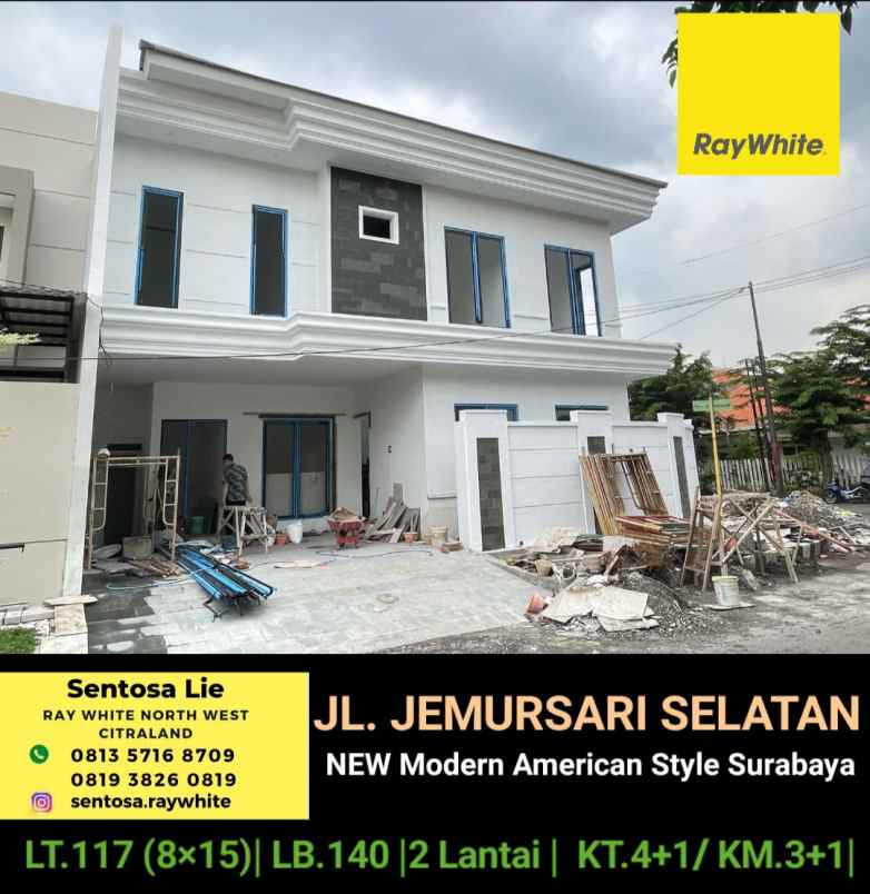 dijual rumah jalan jemursari selatan
