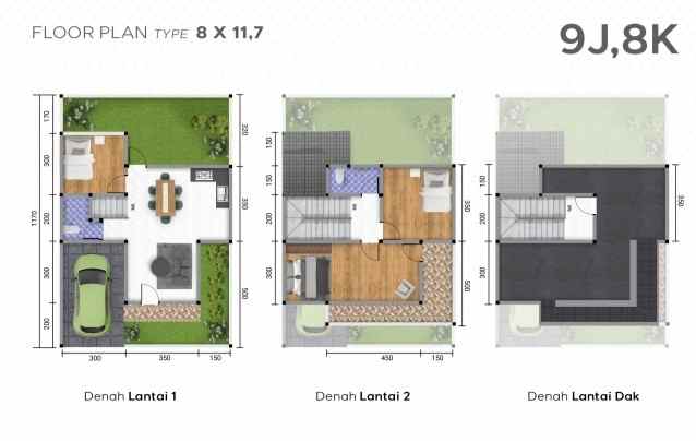 dijual rumah jalan kalpataru graha