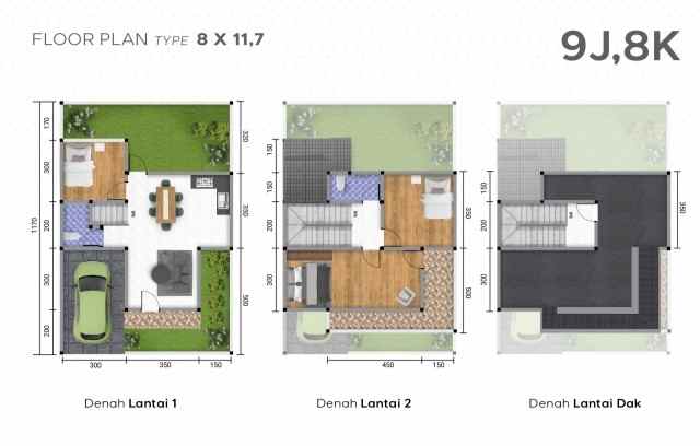 dijual rumah jalan kalpataru graha