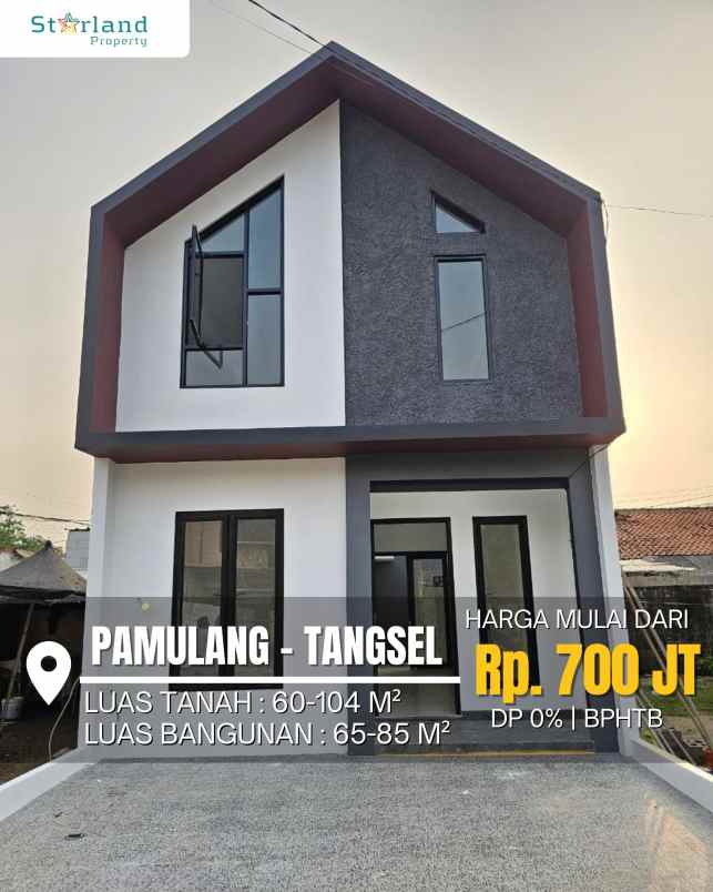 dijual rumah jalan raya bambu apus