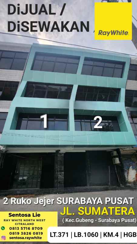 dijual rumah jalan sumatera