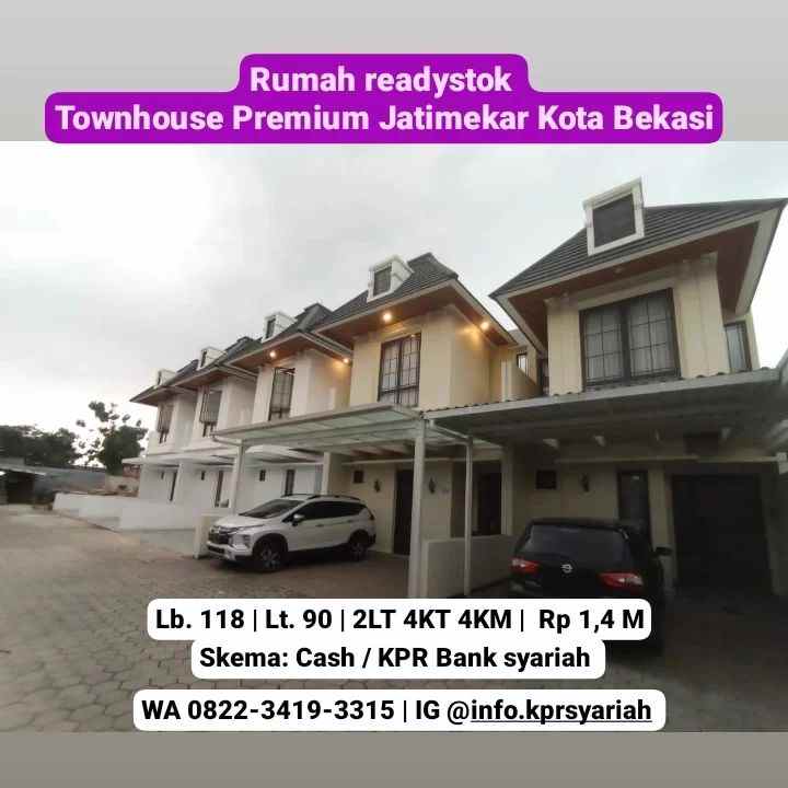 dijual rumah jatimekar jatiasih