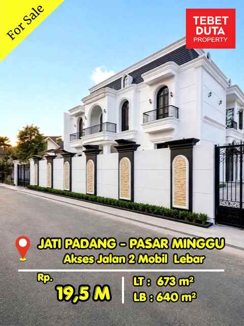 dijual rumah jatipadang pasar minggu