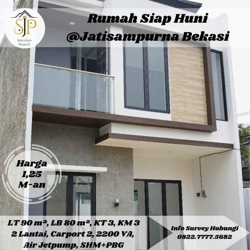 dijual rumah jatisampurna bekasi