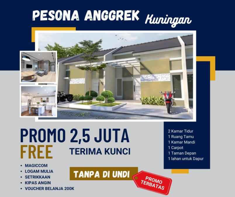 dijual rumah jl baru soekarno cirendang