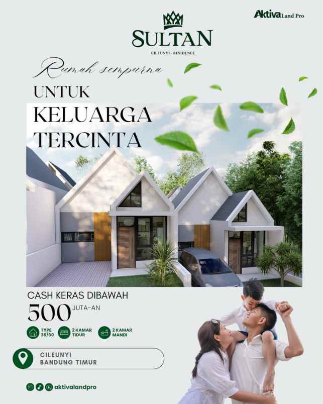 dijual rumah jl cihanjuang rahayu