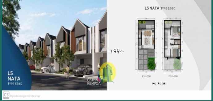 dijual rumah jl jambu