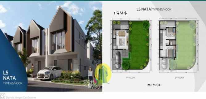 dijual rumah jl jambu