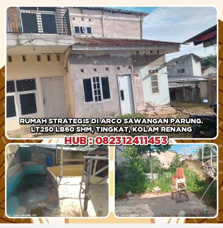 dijual rumah jl kalisuren pos 1 rt 3 5