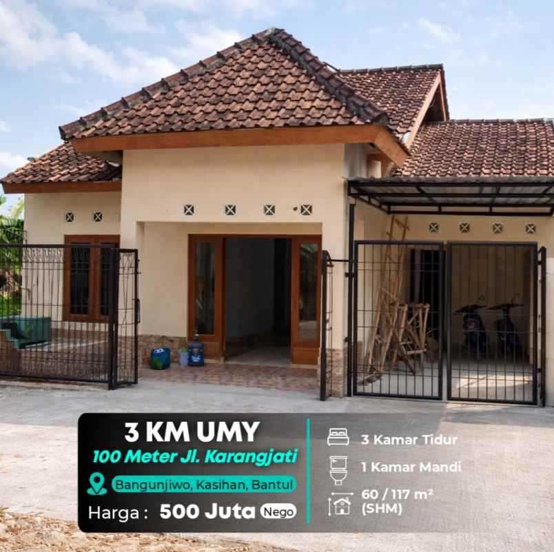 dijual rumah jl karangjati