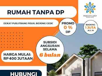 dijual rumah jl kemuning iii bojong gede