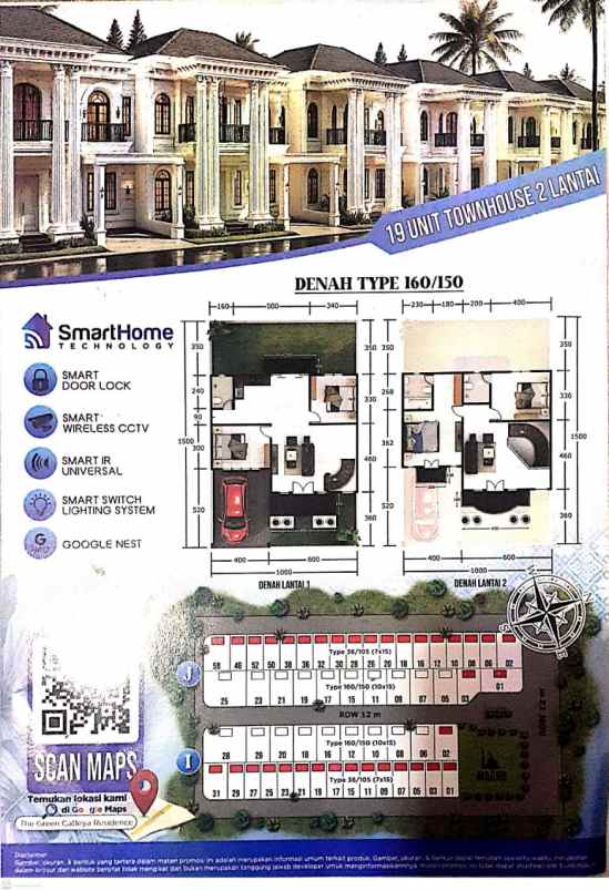 dijual rumah jl lebak murni seberang