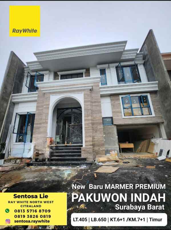 dijual rumah jl pakuwon indah