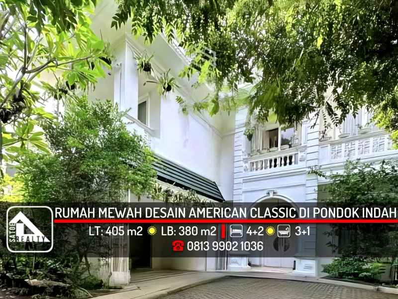 dijual rumah jl sekolah duta pondok
