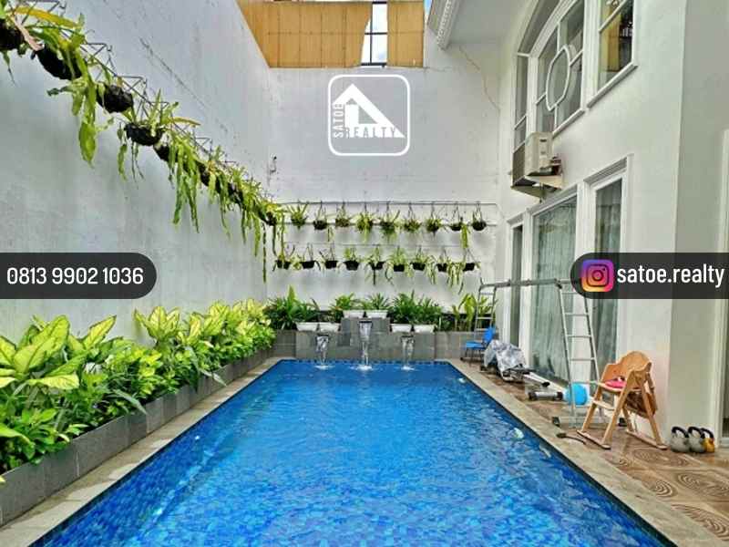 dijual rumah jl sekolah duta pondok