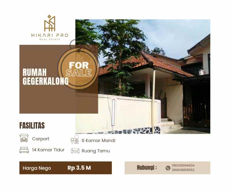 dijual rumah kec sukasari