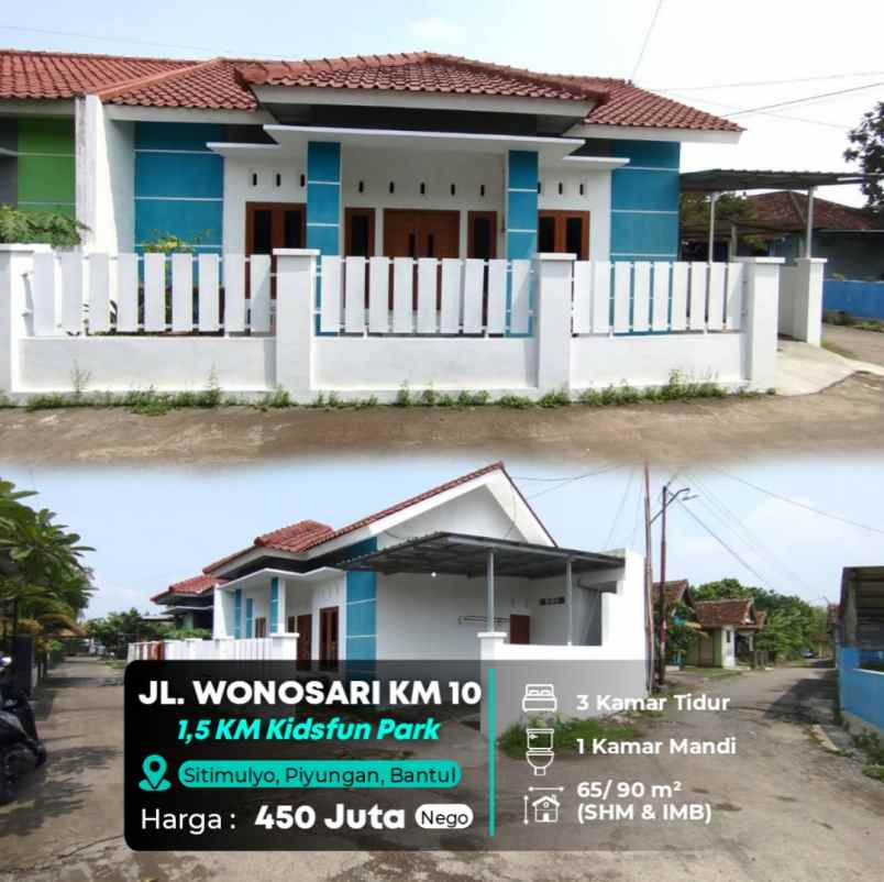 dijual rumah kidsfun park