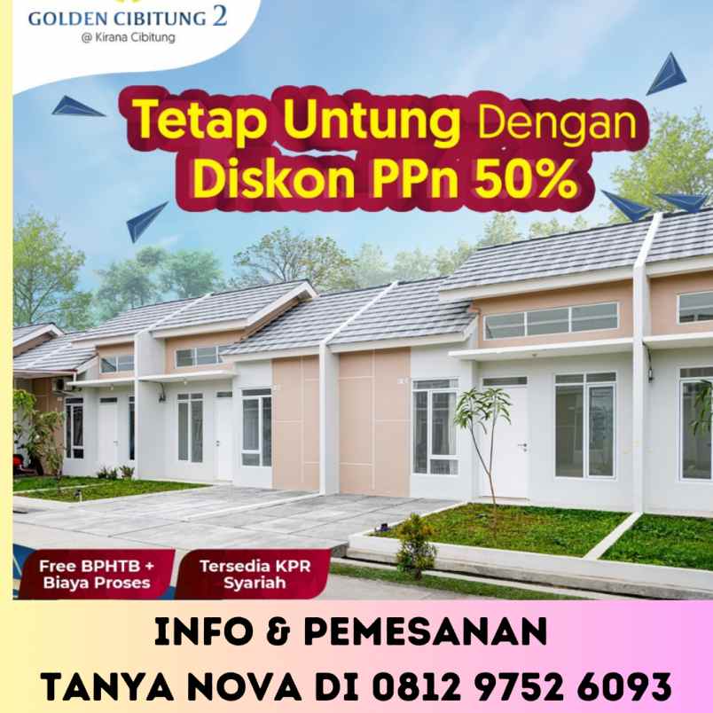 dijual rumah kirana cibitung wanajaya