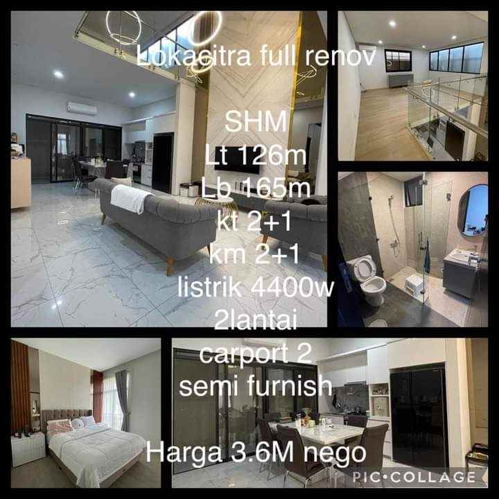 dijual rumah lokacitra