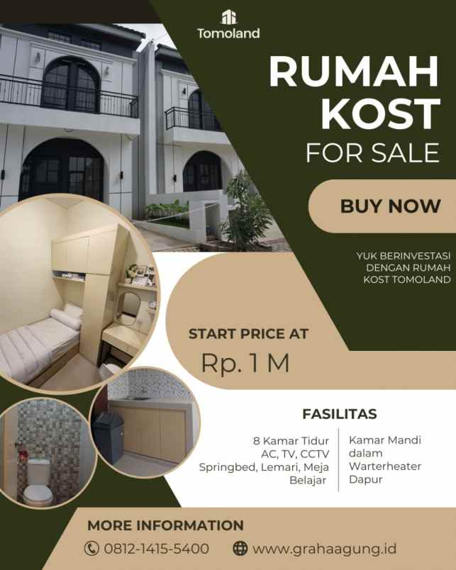 dijual rumah merjosari