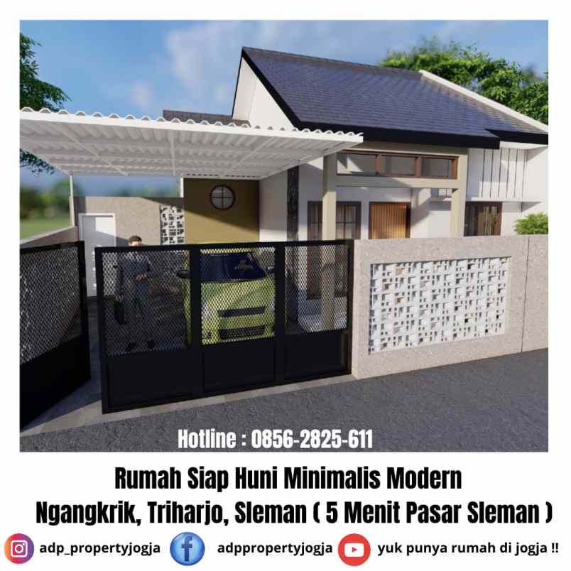 dijual rumah ngangkrik triharjo sleman