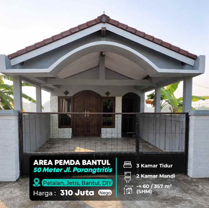 dijual rumah pemda bantul