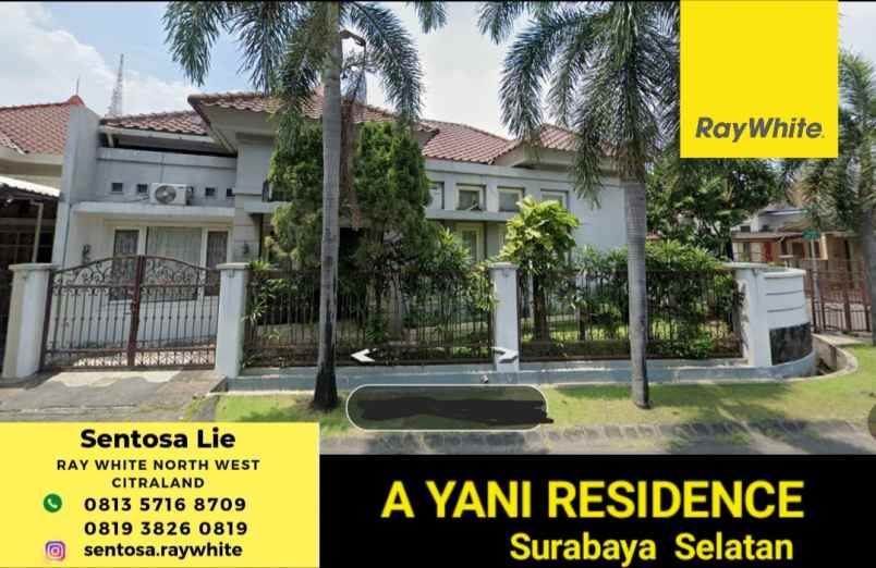 dijual rumah perumahan a yani residence