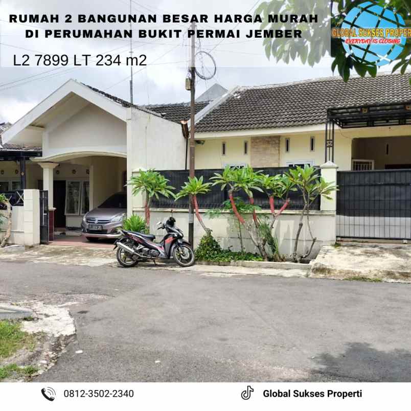 dijual rumah perumahan bukit permai