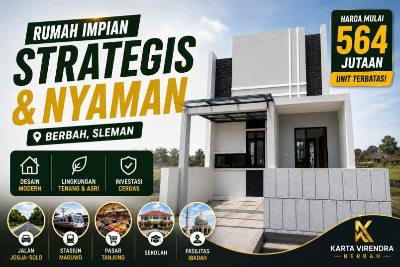 dijual rumah rumah virendra sleman
