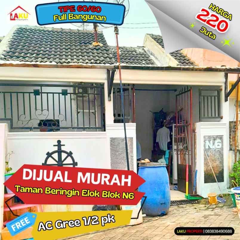 dijual rumah taman beringin elok